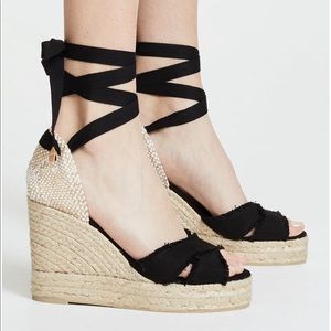 CASTANER BLACK BLUMA ESPADRILLES 8 NIB